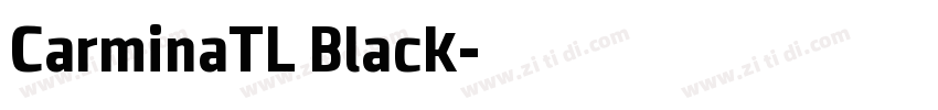 CarminaTL Black字体转换